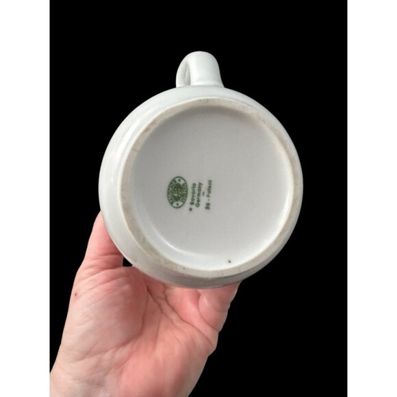 Individual Tea Coffee Pot Bauscher Weiden Porcelain Restaurant ware Green Stripe - Picture 4 of 10